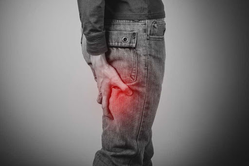 Man with chronic sciatica and back pain in Belfast